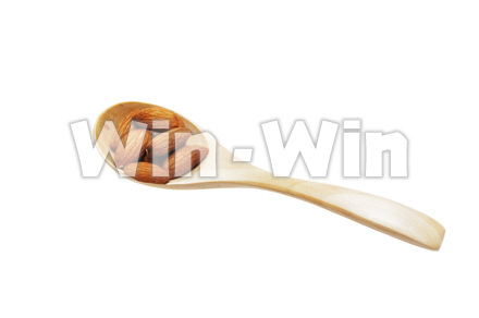 素焼きアーモンドの写真素材 W-015371