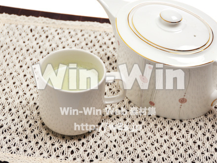 ホット青汁ミルクの写真素材 W-015924