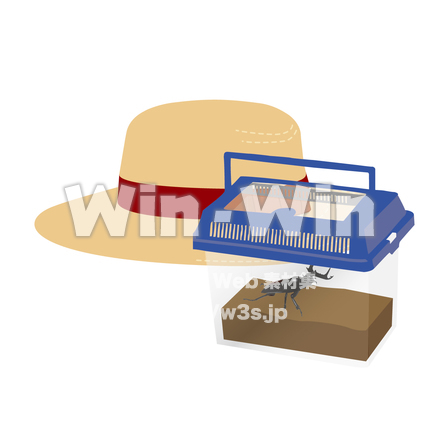 昆虫観察のCG・イラスト素材 W-015644
