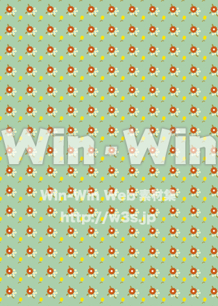 花柄の壁紙のCG・イラスト素材 W-015745