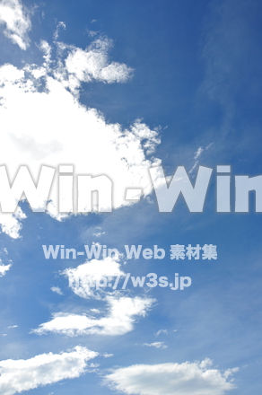 夏の空の写真素材 W-014805