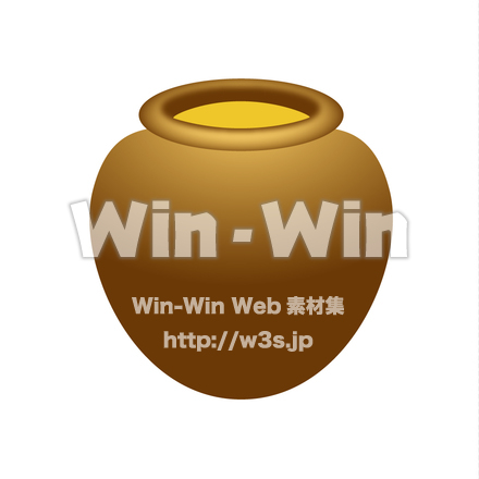 壷のCG・イラスト素材 W-015348