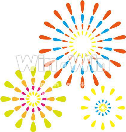 花火のCG・イラスト素材 W-014522