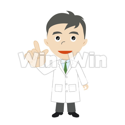 医者、研究者のCG・イラスト素材 W-014743