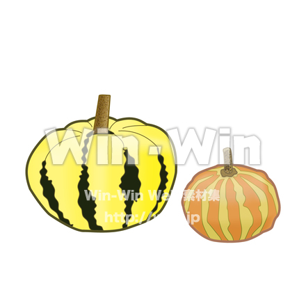 カボチャのCG・イラスト素材 W-015624