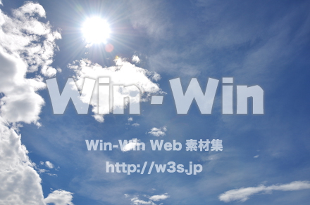 夏の空の写真素材 W-014803