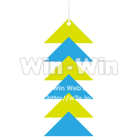 七夕用飾りのCG・イラスト素材 W-014503