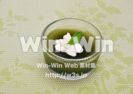 青汁ゼリーの写真素材 W-015136