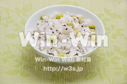 豆ごはんの写真素材 W-015251