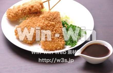 串カツの写真素材 W-015995