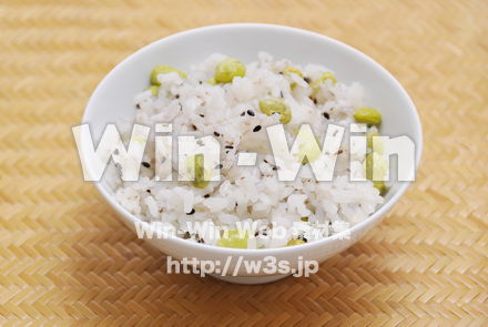 豆ごはんの写真素材 W-015250