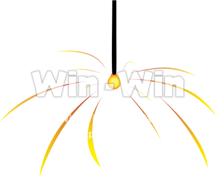 線香花火のCG・イラスト素材 W-014530
