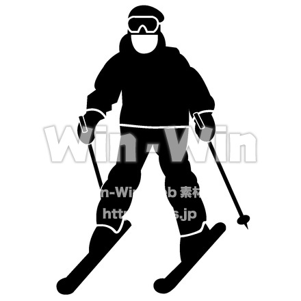 ボーゲンのシルエット素材 W-015333