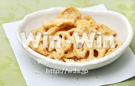 蓮根チップスの写真素材 W-014929