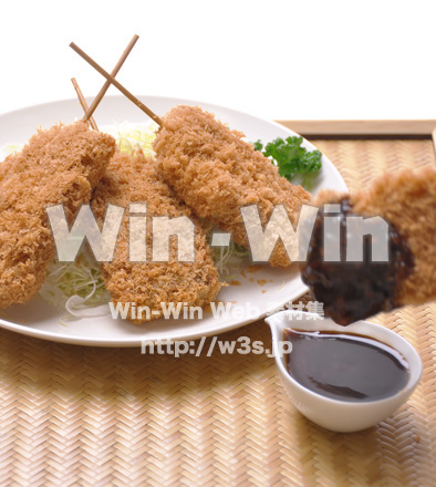 串カツの写真素材 W-015991