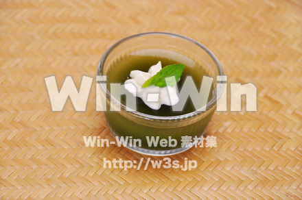 青汁ゼリーの写真素材 W-015137