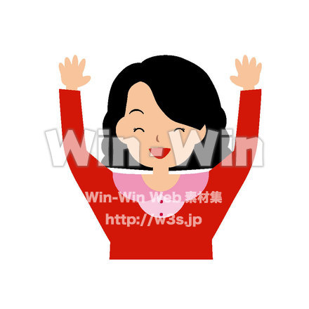 女性のCG・イラスト素材 W-014317