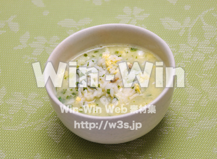 しじみ汁雑炊の写真素材 W-015671