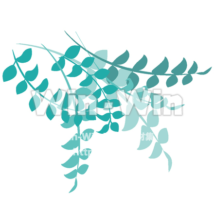 葉　シルエットのCG・イラスト素材 W-015615