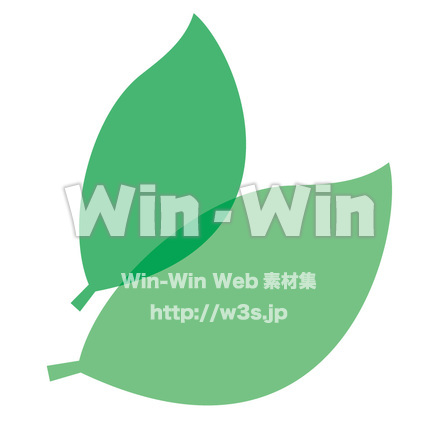葉っぱのCG・イラスト素材 W-014229
