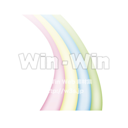 虹のCG・イラスト素材 W-014232