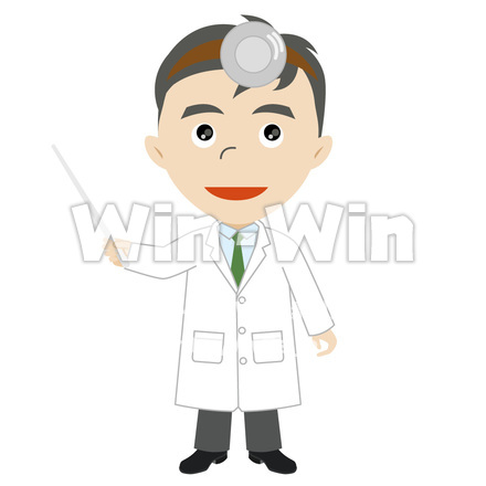 お医者さんのCG・イラスト素材 W-014741