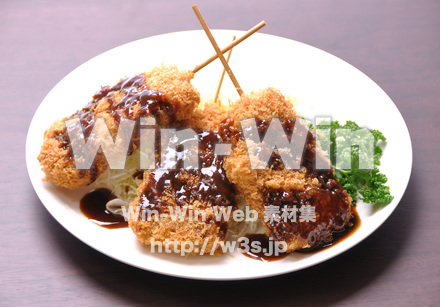 串カツの写真素材 W-015996