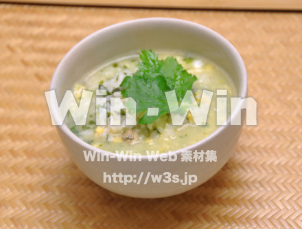 しじみ汁雑炊の写真素材 W-015673