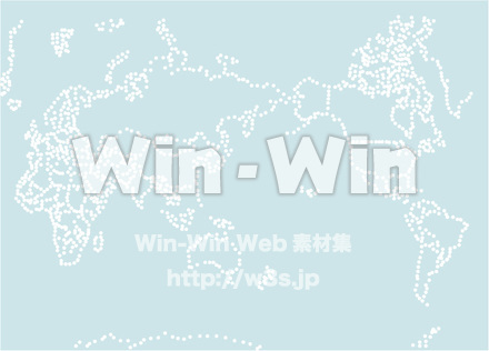 world map blue のCG・イラスト素材 W-014526