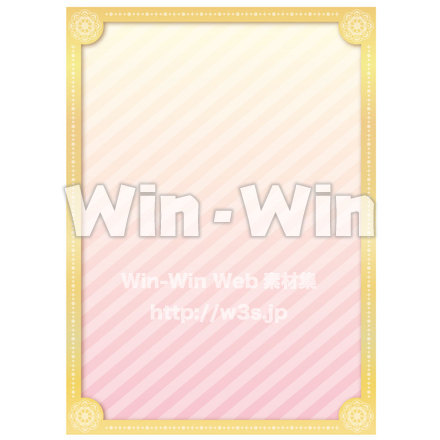 フレームのCG・イラスト素材 W-014007