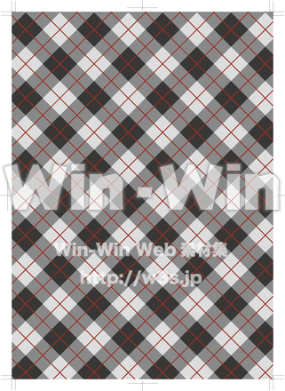 チェック柄のCG・イラスト素材 W-015436