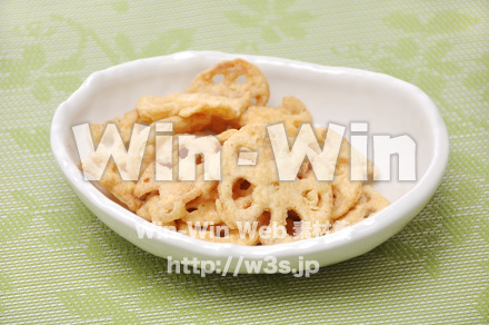 蓮根チップスの写真素材 W-014928