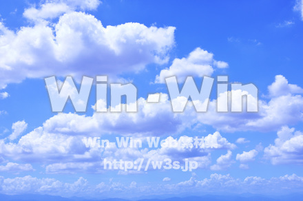 夏の雲の写真素材 W-015154