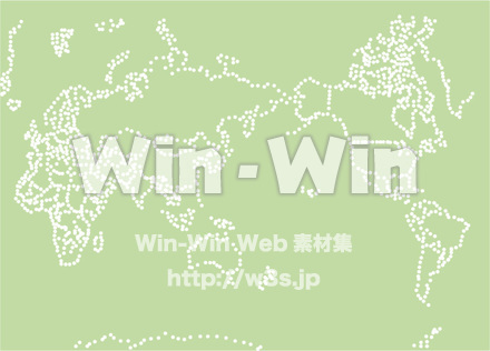 world map greenのCG・イラスト素材 W-014527
