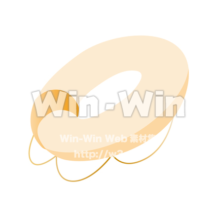 うきわのCG・イラスト素材 W-014540