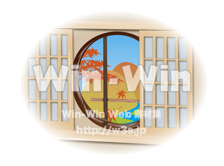 秋の景色のCG・イラスト素材 W-015620