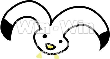 かもめ　キャラのCG・イラスト素材 W-014546