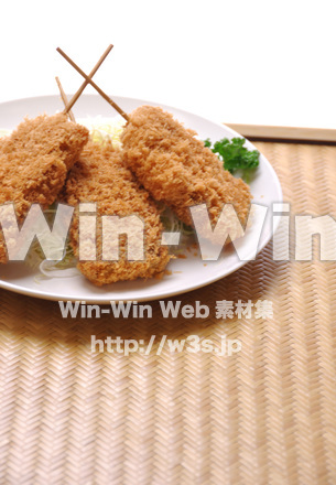 串カツの写真素材 W-015988