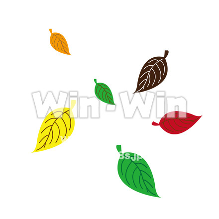 葉（カラー）のCG・イラスト素材 W-016184