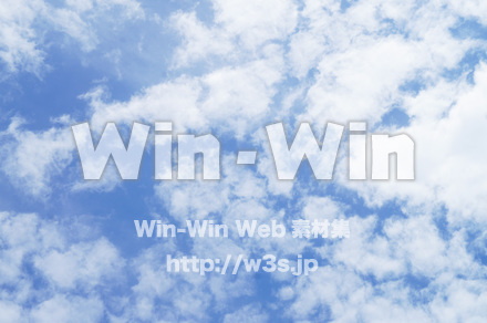 5月の空の写真素材 W-016886