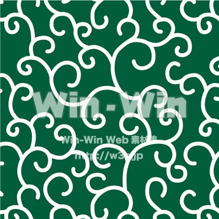 唐草模様のCG・イラスト素材 W-017553