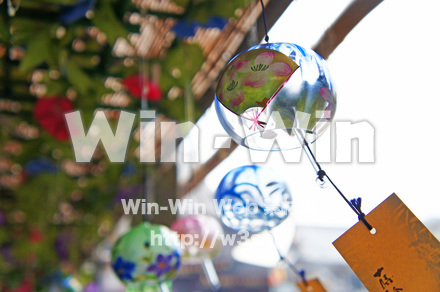 川崎大師-風鈴市の写真素材 W-017655