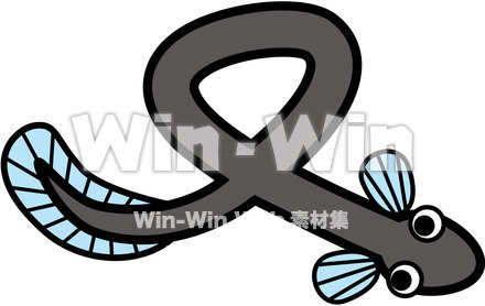 巻いたうなぎのCG・イラスト素材 W-016914