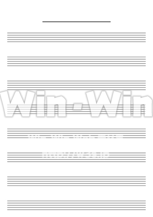 五線譜のCG・イラスト素材 W-016250