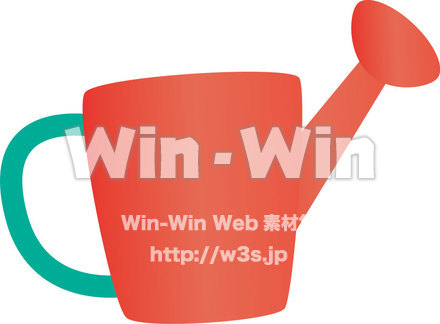 ジョウロのCG・イラスト素材 W-016924