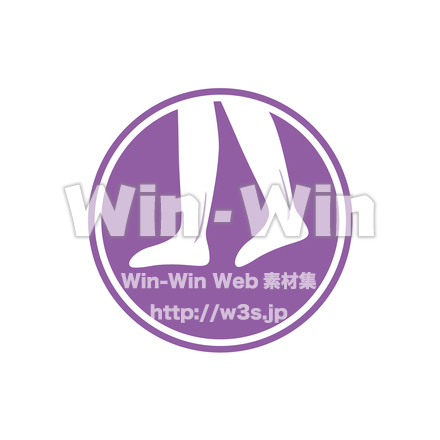 足首エクササイズのCG・イラスト素材 W-016055