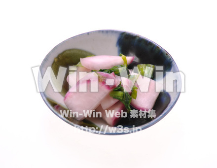 カブの漬け物の写真素材 W-016194