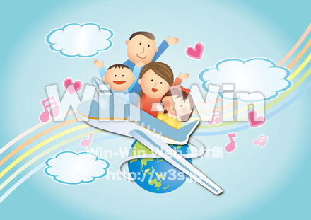 うちわ全体イラストのCG・イラスト素材 W-016972