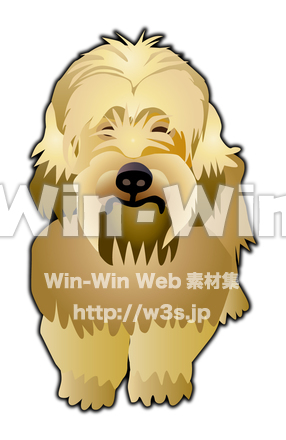 いぬのCG・イラスト素材 W-016334