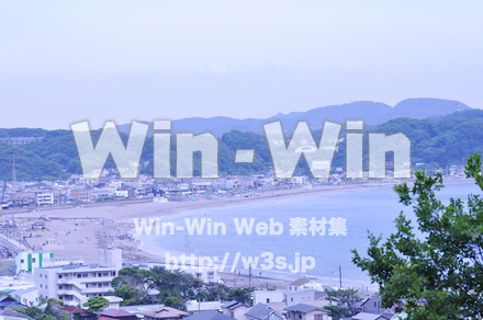 鎌倉の町並みの写真素材 W-017231